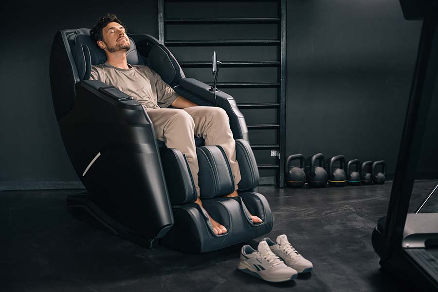 Fotel masujący – regeneracja po treningu