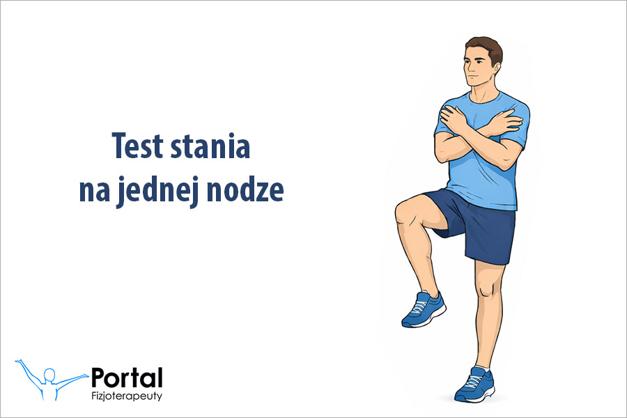 Test stania na jednej nodze